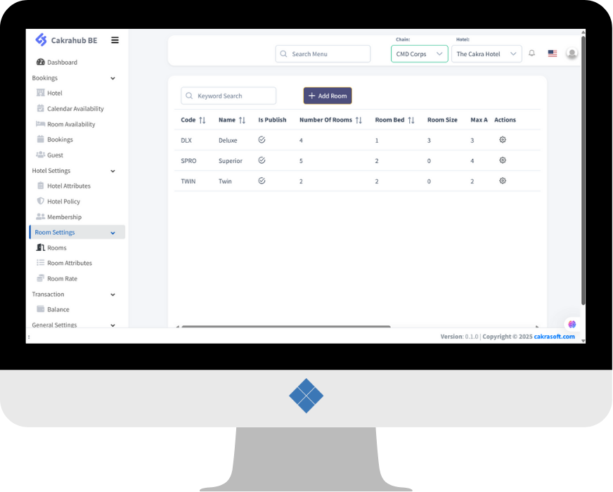 Booking Engine Mockup Booking Engine Mockup